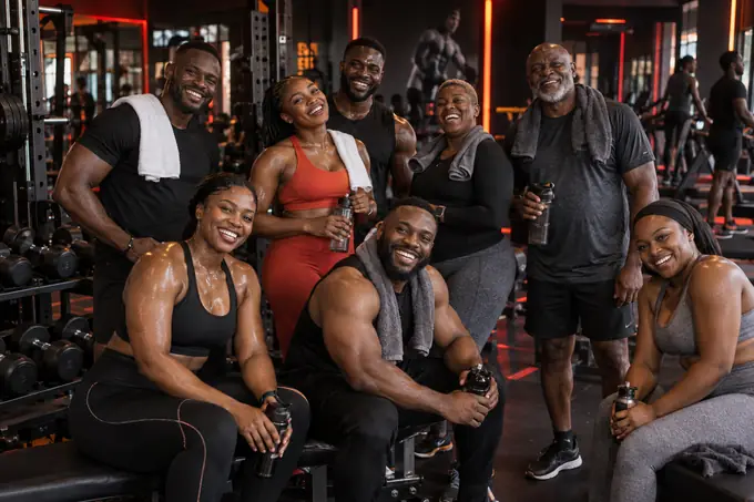 Black Nigerian Smart Shape Fitness Gym gallery image 4